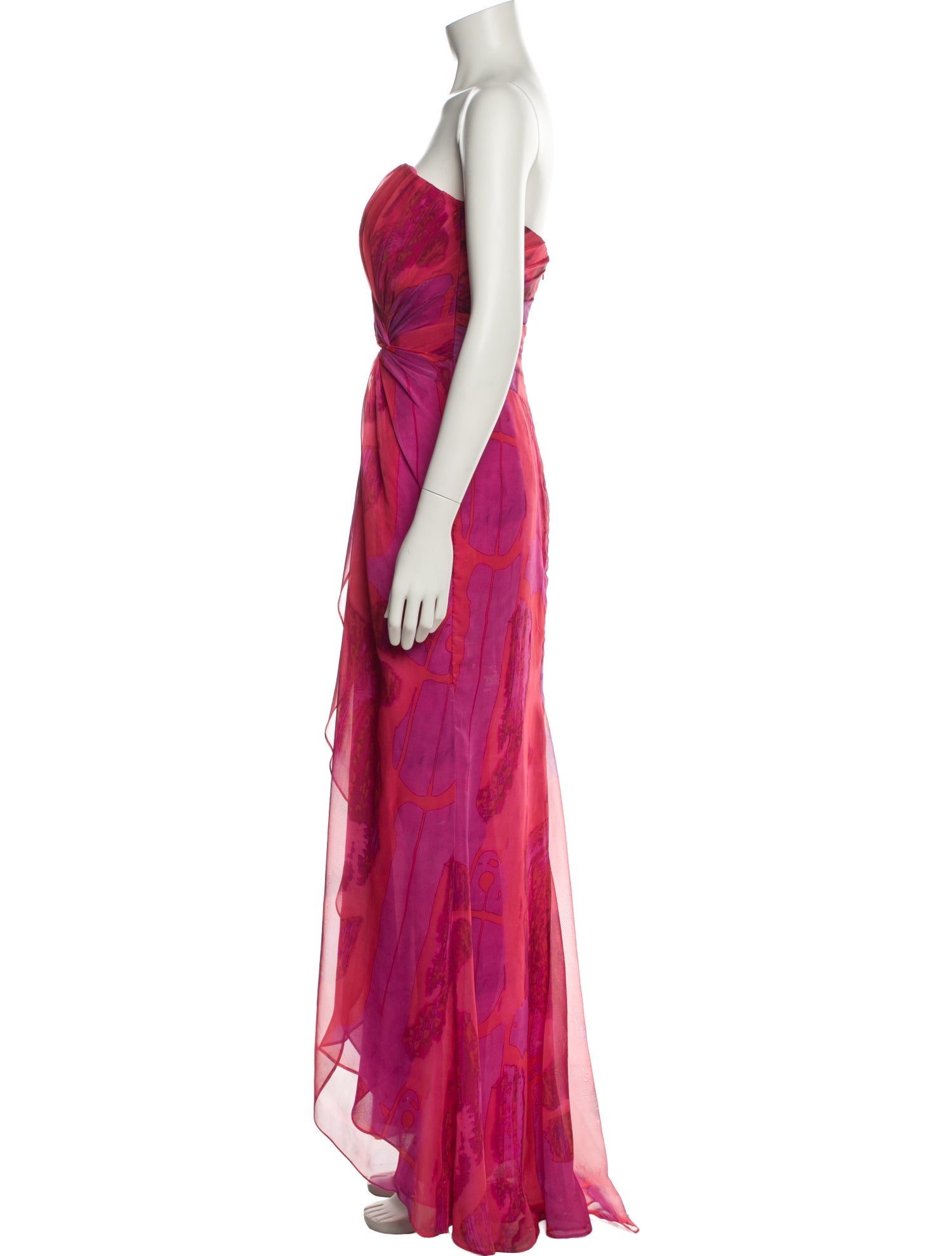 Rene Ruiz Strapless Long Dress