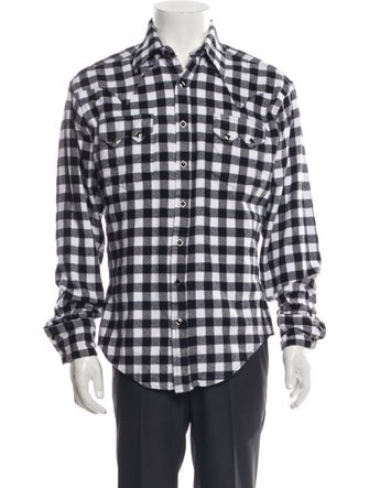 Rockmount Ranch Wear Plaid Print Long Sleeve Shirt