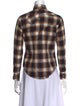 Rockmount Ranch Wear Plaid Print Long Sleeve Button-Up Top