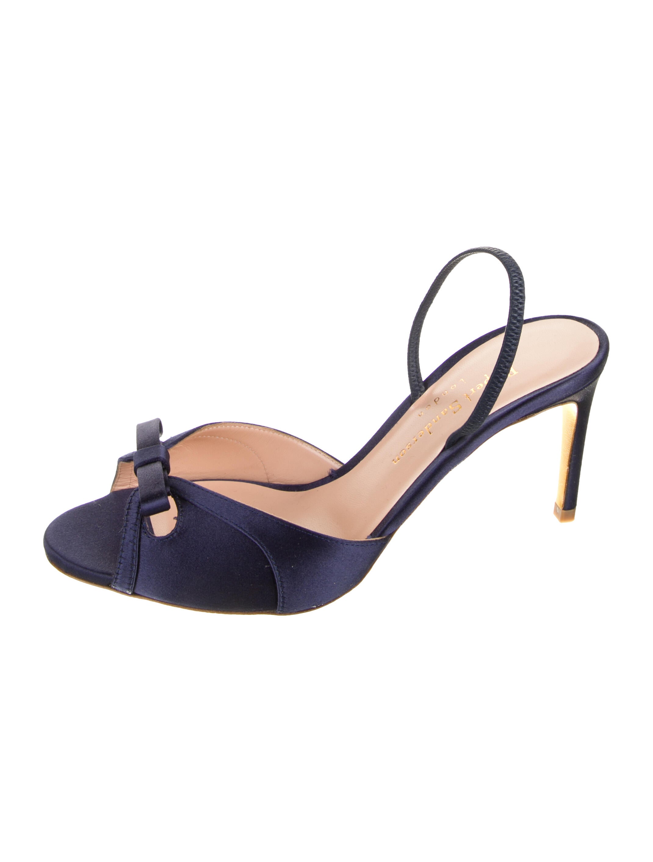 Rupert Sanderson Bow Accents Slingback Sandals