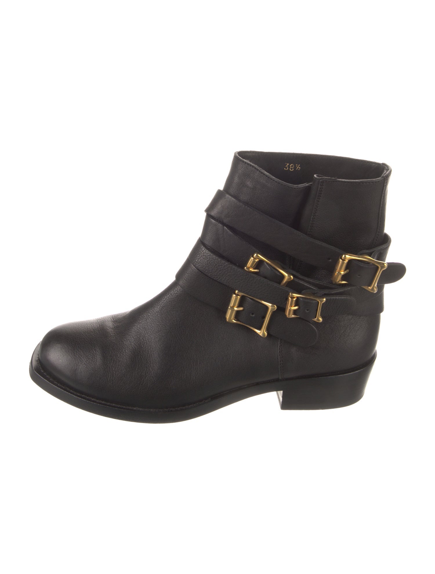Rupert Sanderson Leather Moto Boots