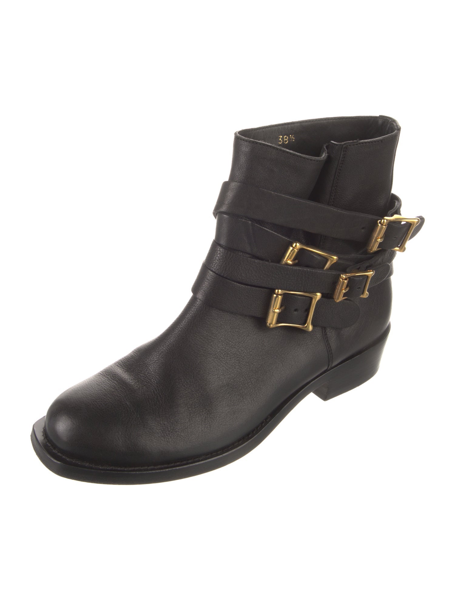 Rupert Sanderson Leather Moto Boots