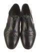 Rupert Sanderson Leather Feather Trim Oxfords