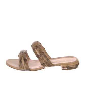 Rupert Sanderson Leather Slides