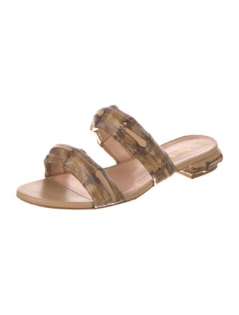 Rupert Sanderson Leather Slides