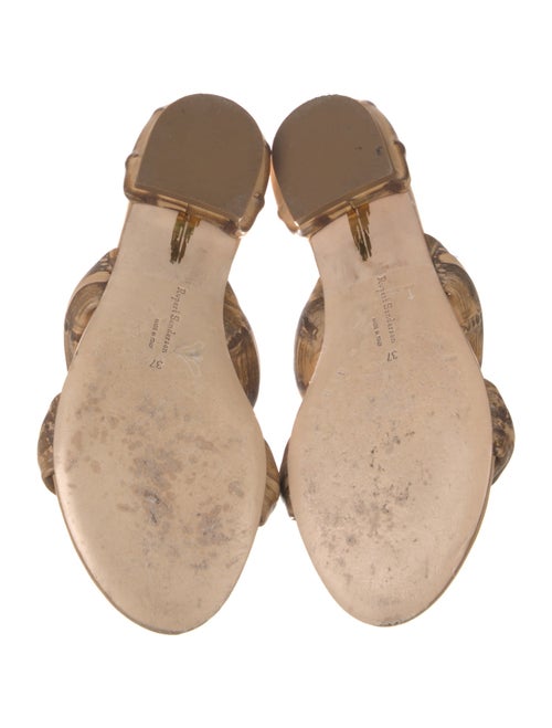 Rupert Sanderson Leather Slides