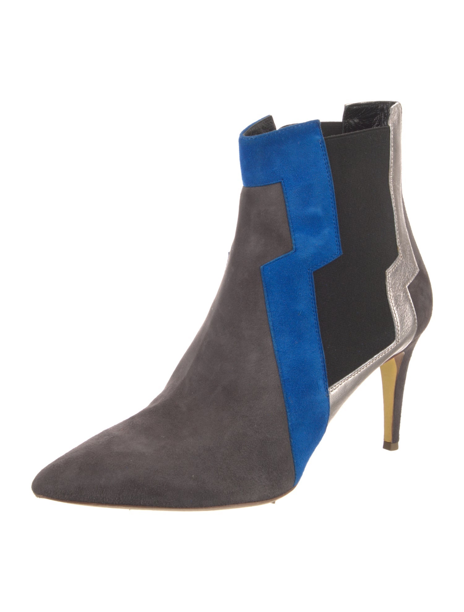 Rupert Sanderson Suede Printed Chelsea Boots