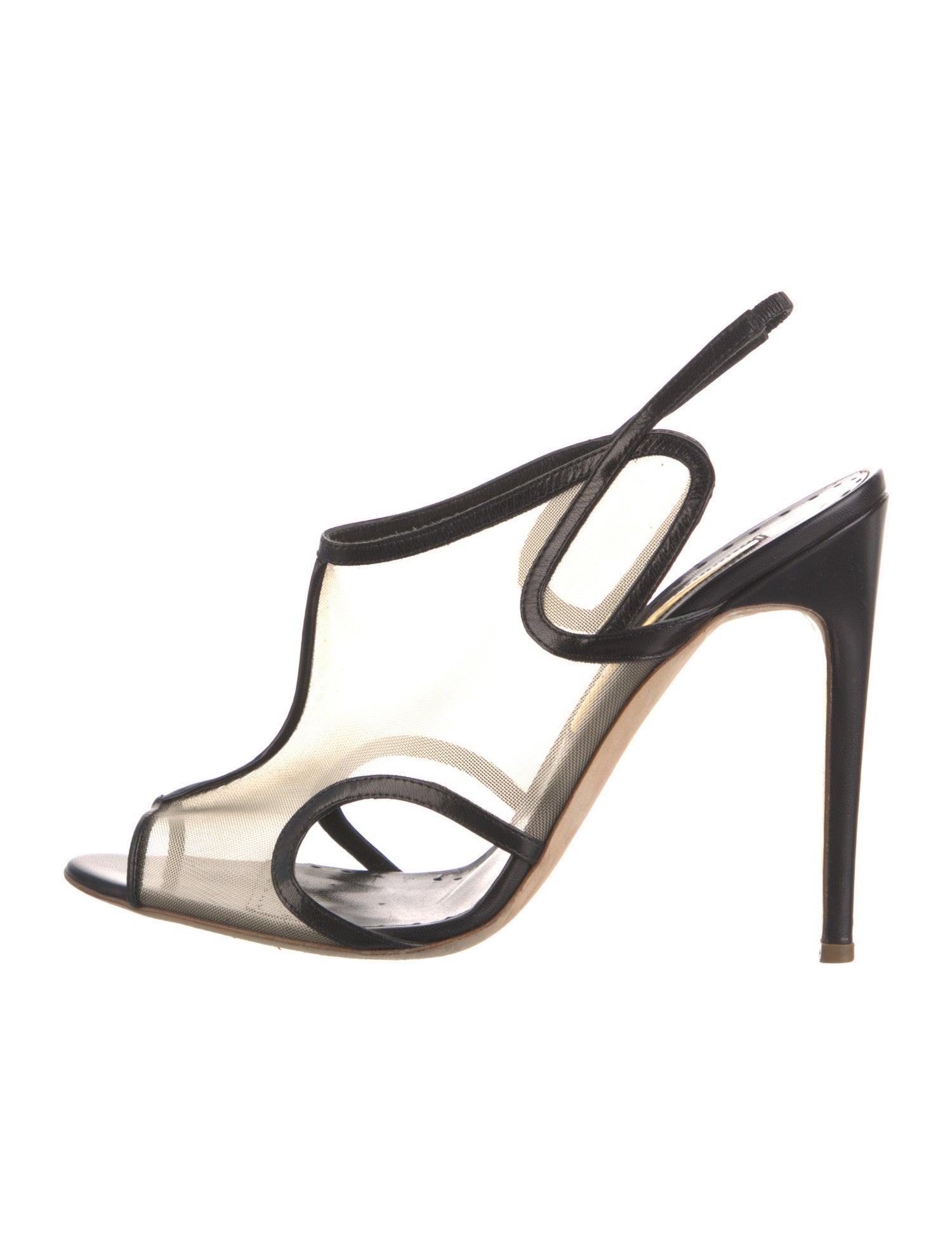 Rupert Sanderson Mesh Slingback Sandals