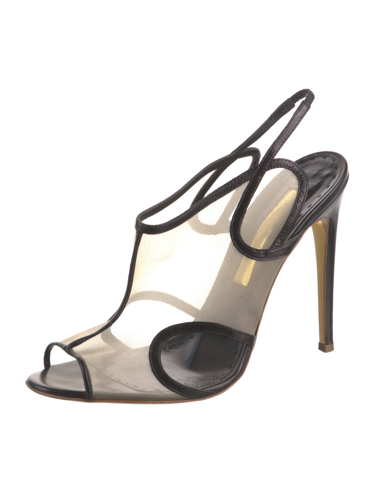 Rupert Sanderson Mesh Slingback Sandals