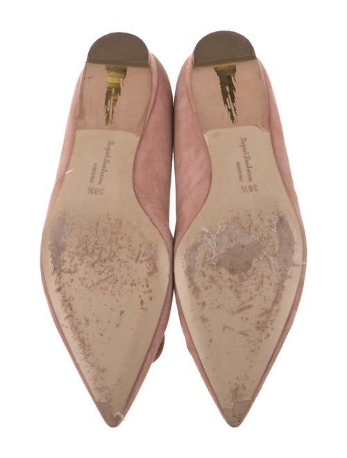 Rupert Sanderson Suede Flats