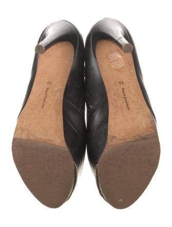 Rupert Sanderson Leather Beaded Accents Boots