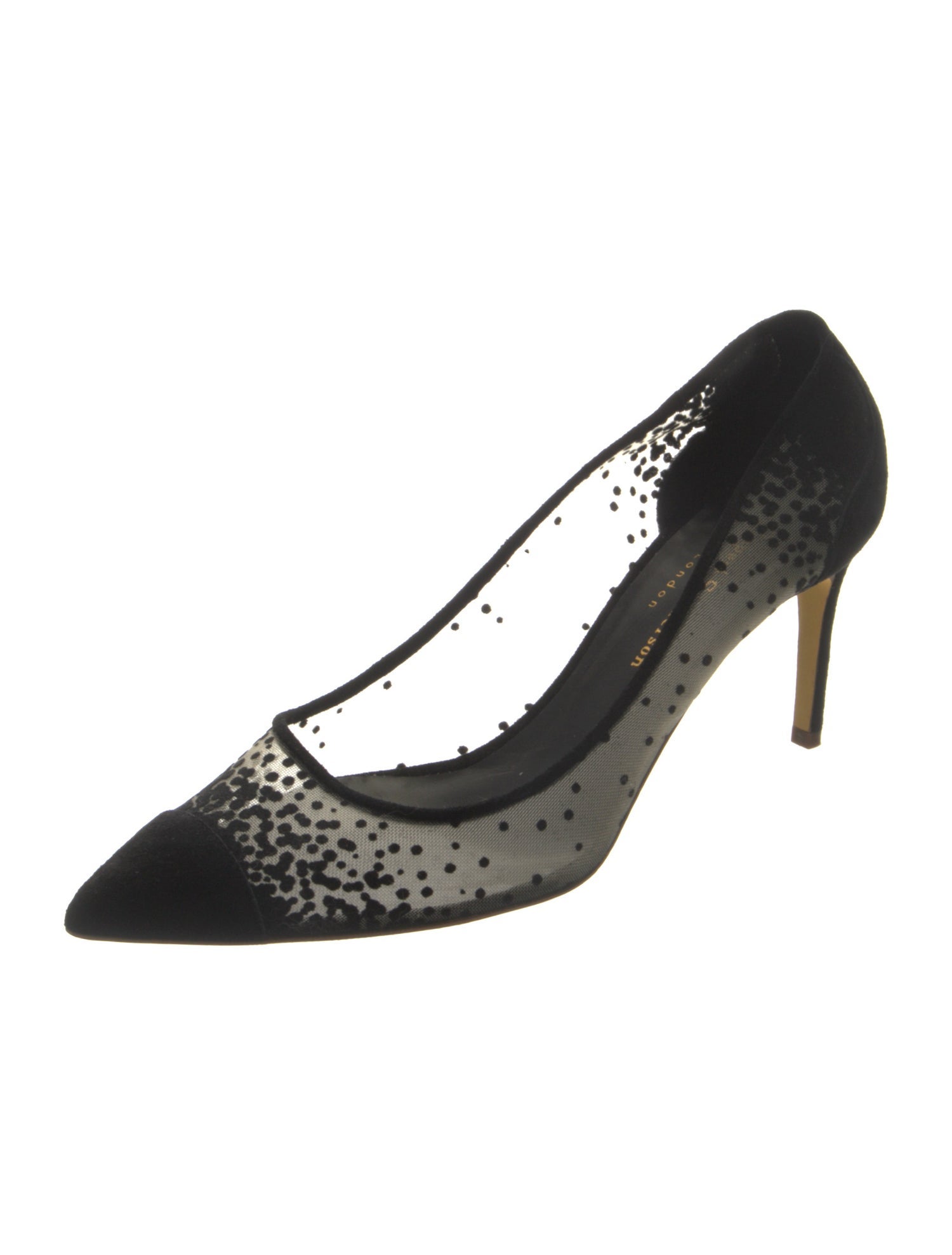 Rupert Sanderson Mesh Mesh Accents Pumps
