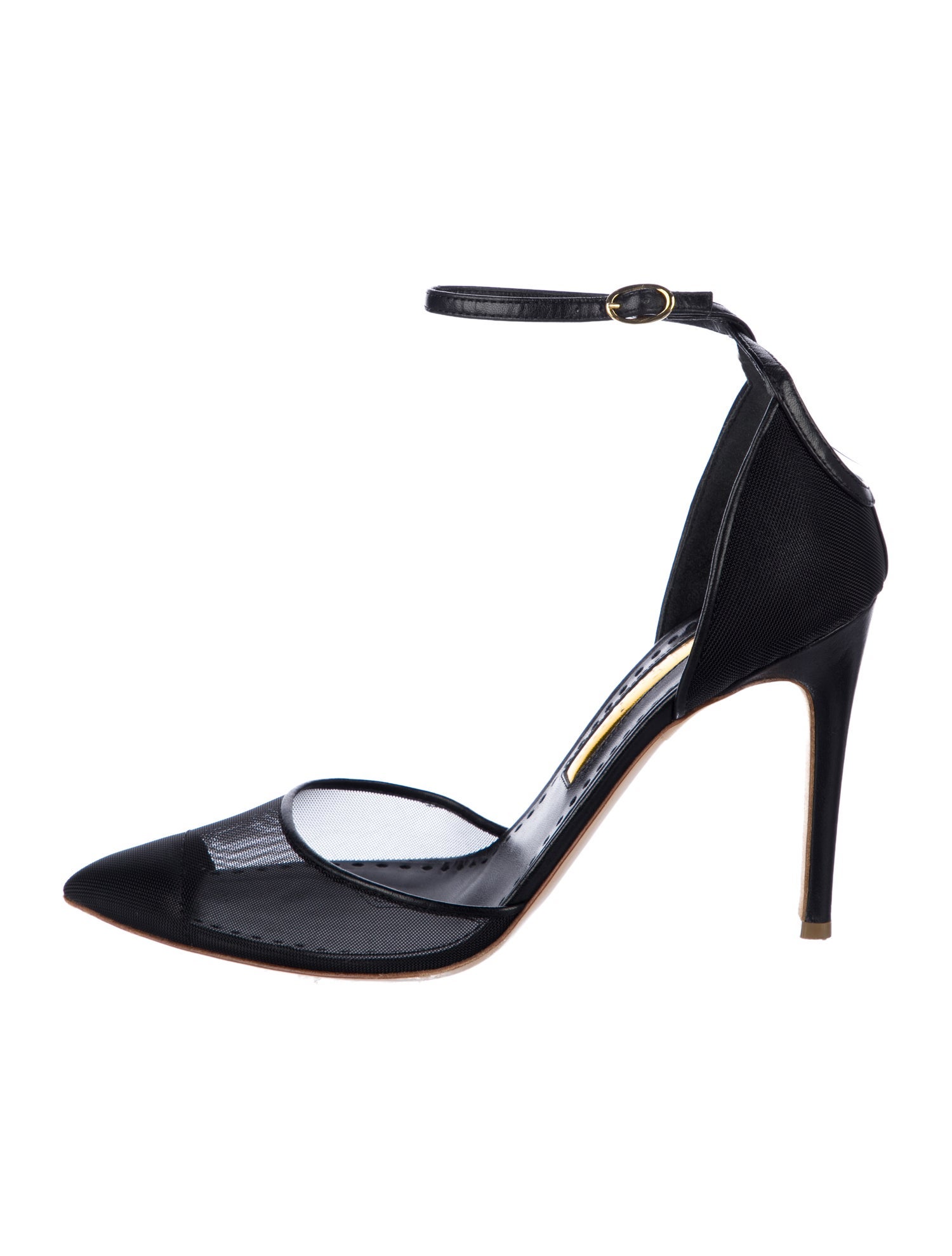 Rupert Sanderson Leather D'Orsay Pumps