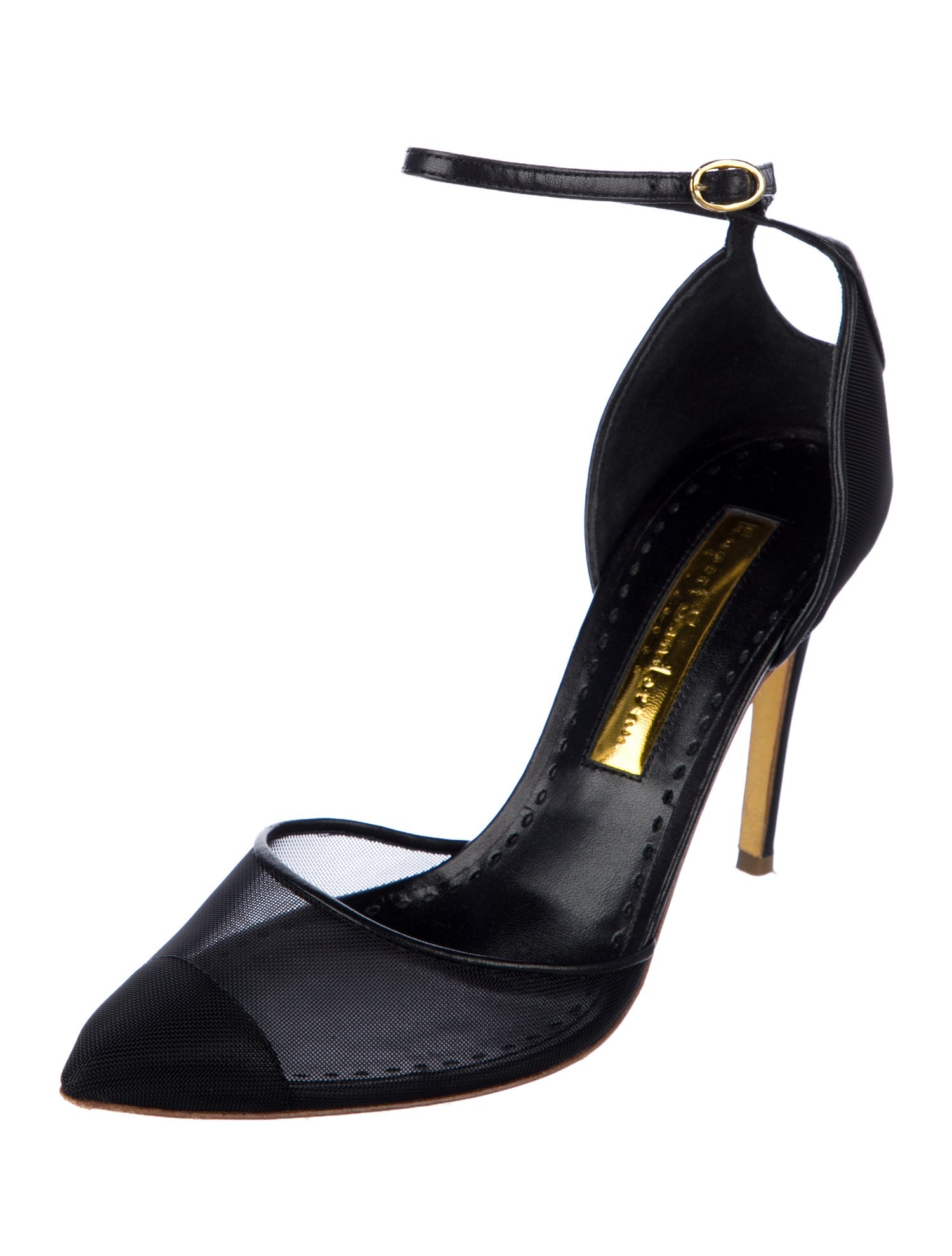 Rupert Sanderson Leather D'Orsay Pumps