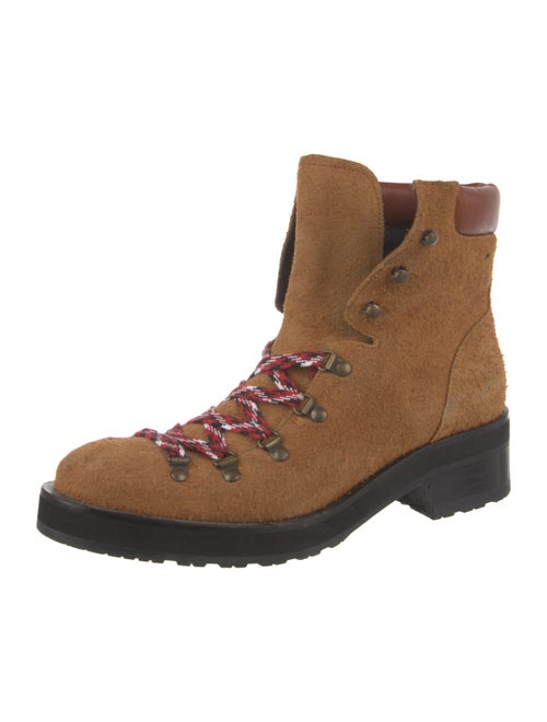 Rupert Sanderson Suede Combat Boots