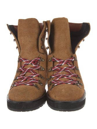 Rupert Sanderson Suede Combat Boots