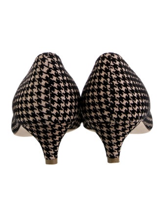 Rupert Sanderson Velvet Printed Ballet Flats