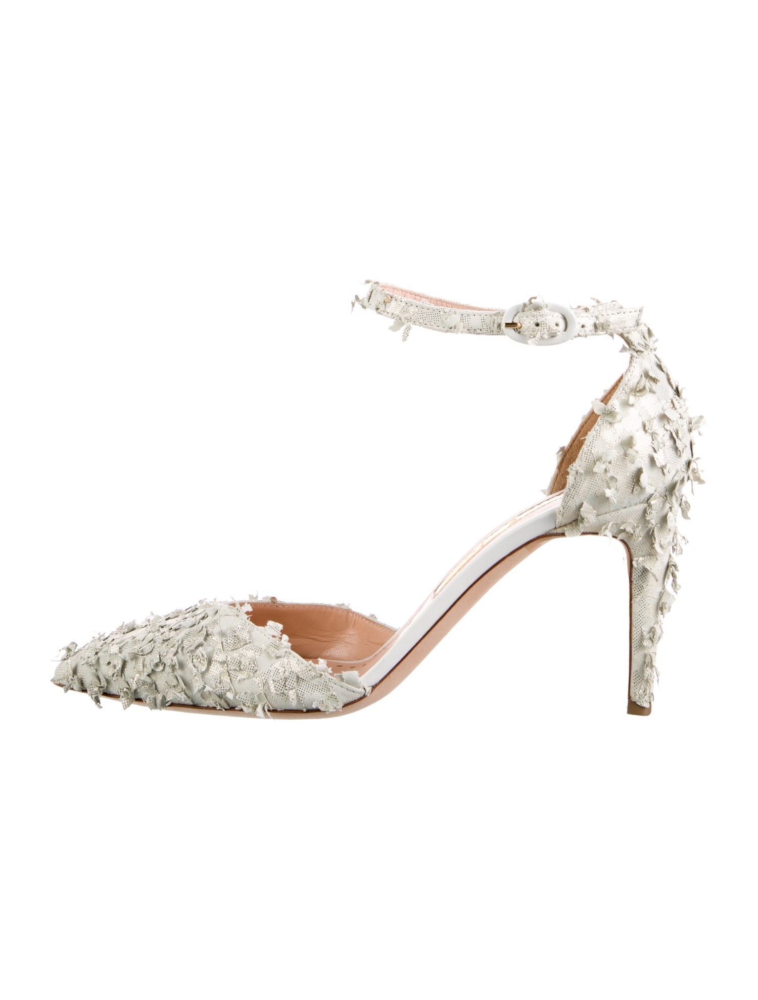 Rupert Sanderson Suede D'Orsay Pumps