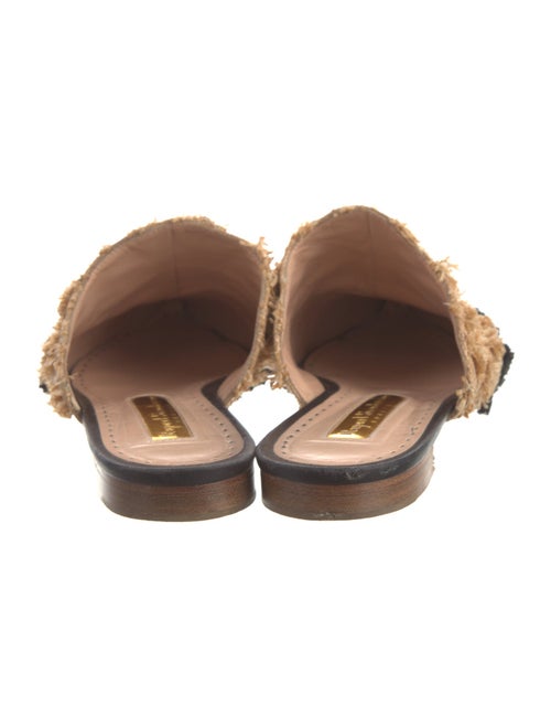 Rupert Sanderson Patterned Embroidered Accent Mules