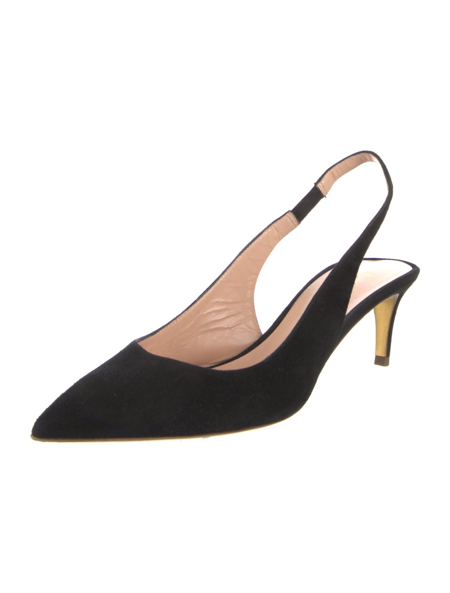 Rupert Sanderson Suede Slingback Pumps