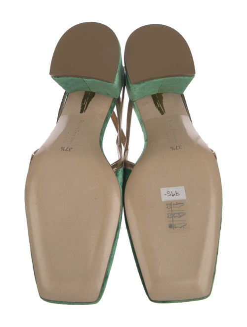 Rupert Sanderson Velvet Slingback Pumps