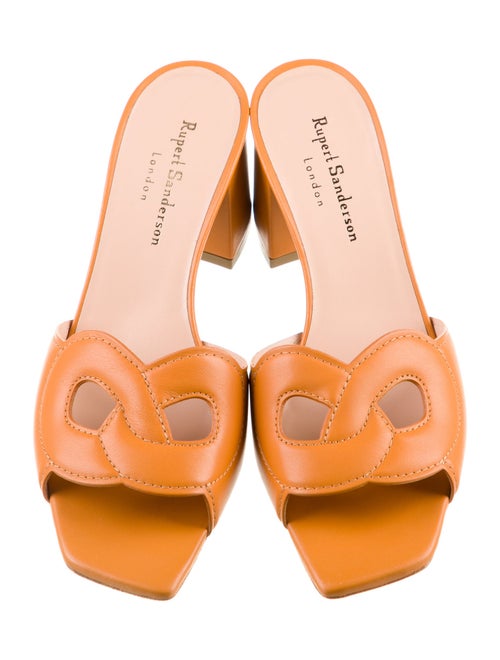 Rupert Sanderson Leather Slides