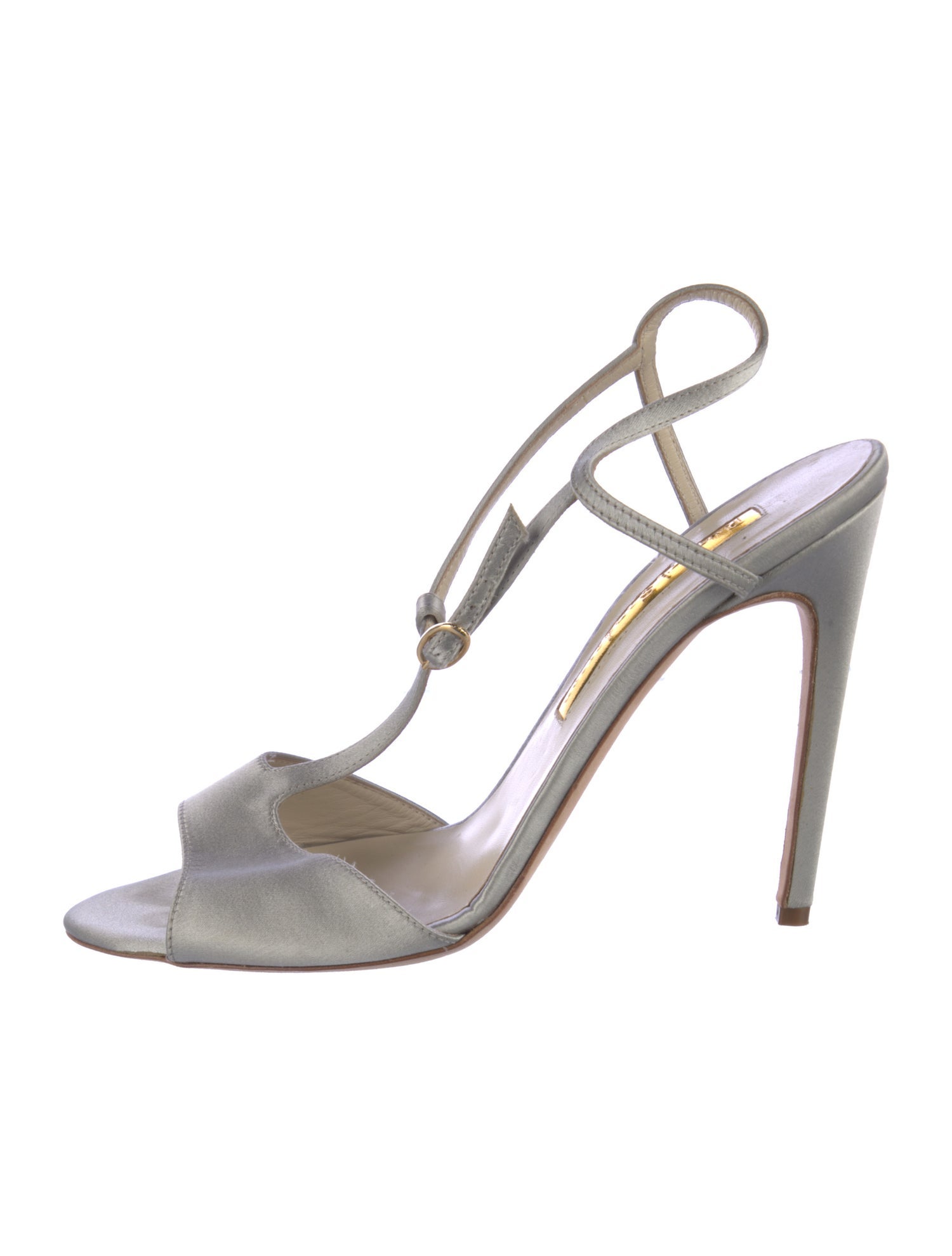 Rupert Sanderson Velvet Slingback Sandals