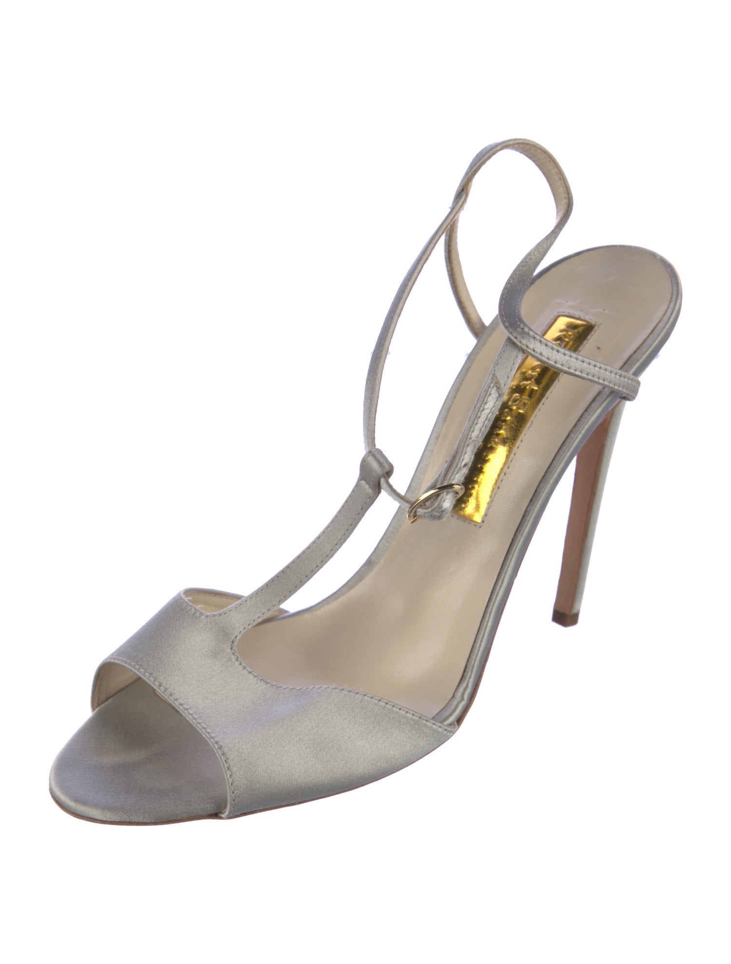 Rupert Sanderson Velvet Slingback Sandals