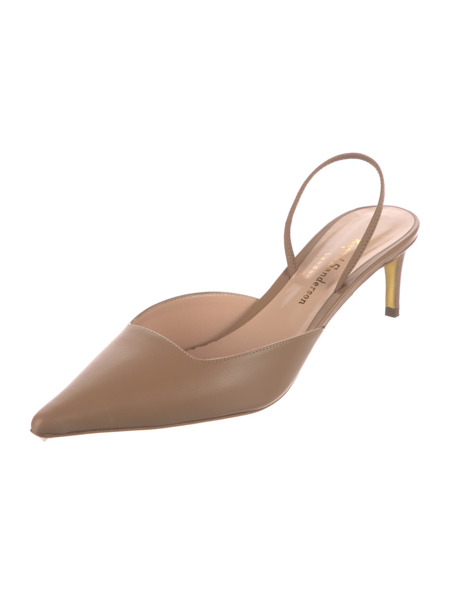 Rupert Sanderson Leather Slingback Pumps