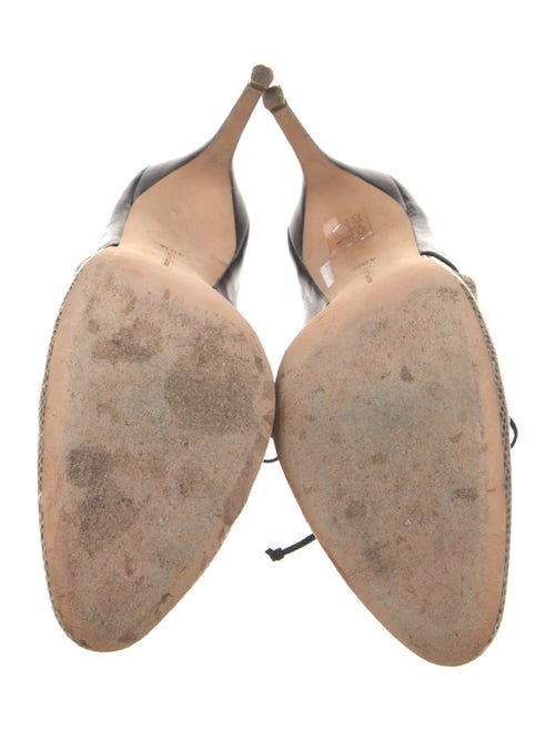 Rupert Sanderson Leather T-Strap Pumps