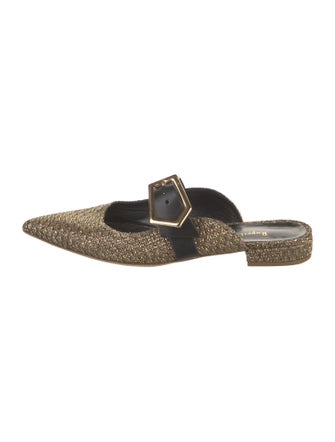 Rupert Sanderson Glitter Accents Mules