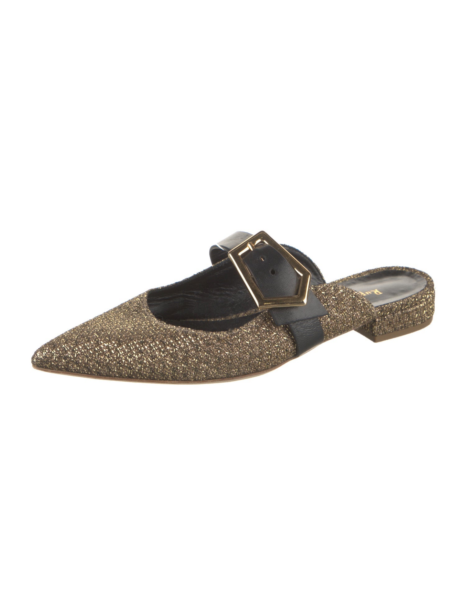 Rupert Sanderson Glitter Accents Mules