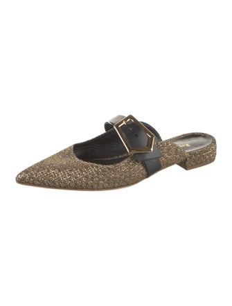 Rupert Sanderson Glitter Accents Mules
