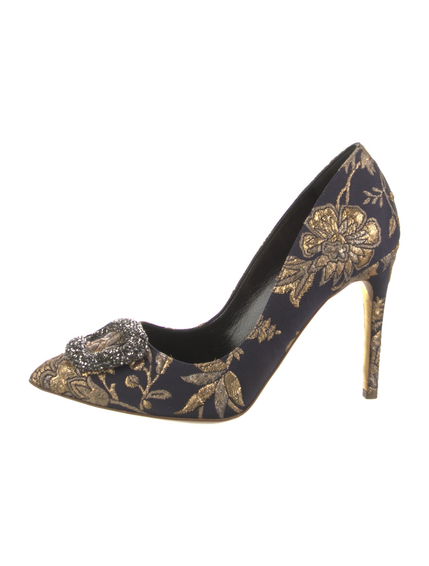 Rupert Sanderson Floral Print Pumps