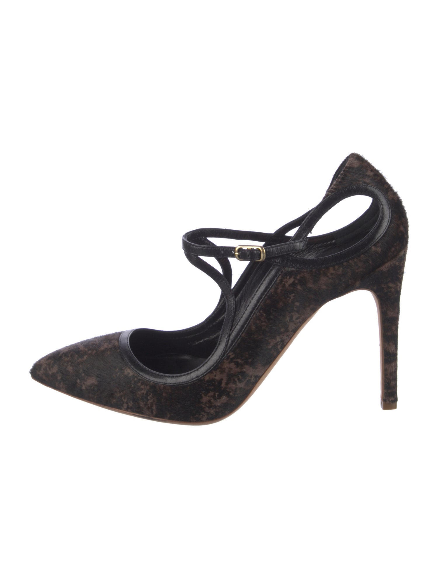 Rupert Sanderson Ponyhair Patterned Pumps