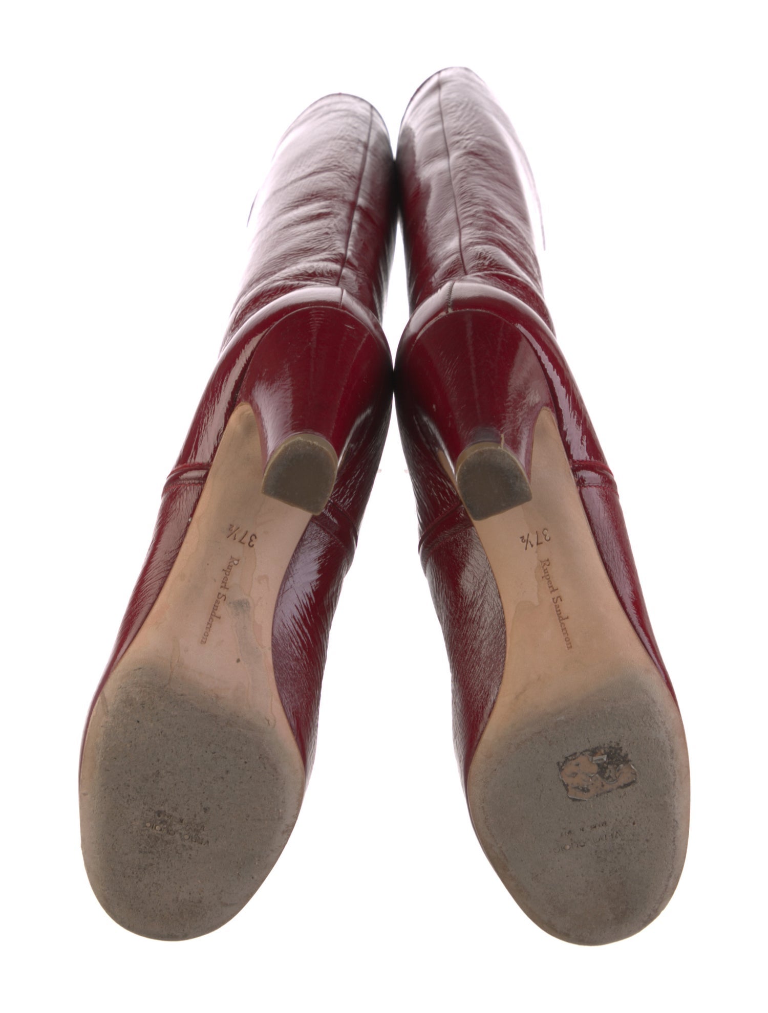 Rupert Sanderson Patent Leather Boots