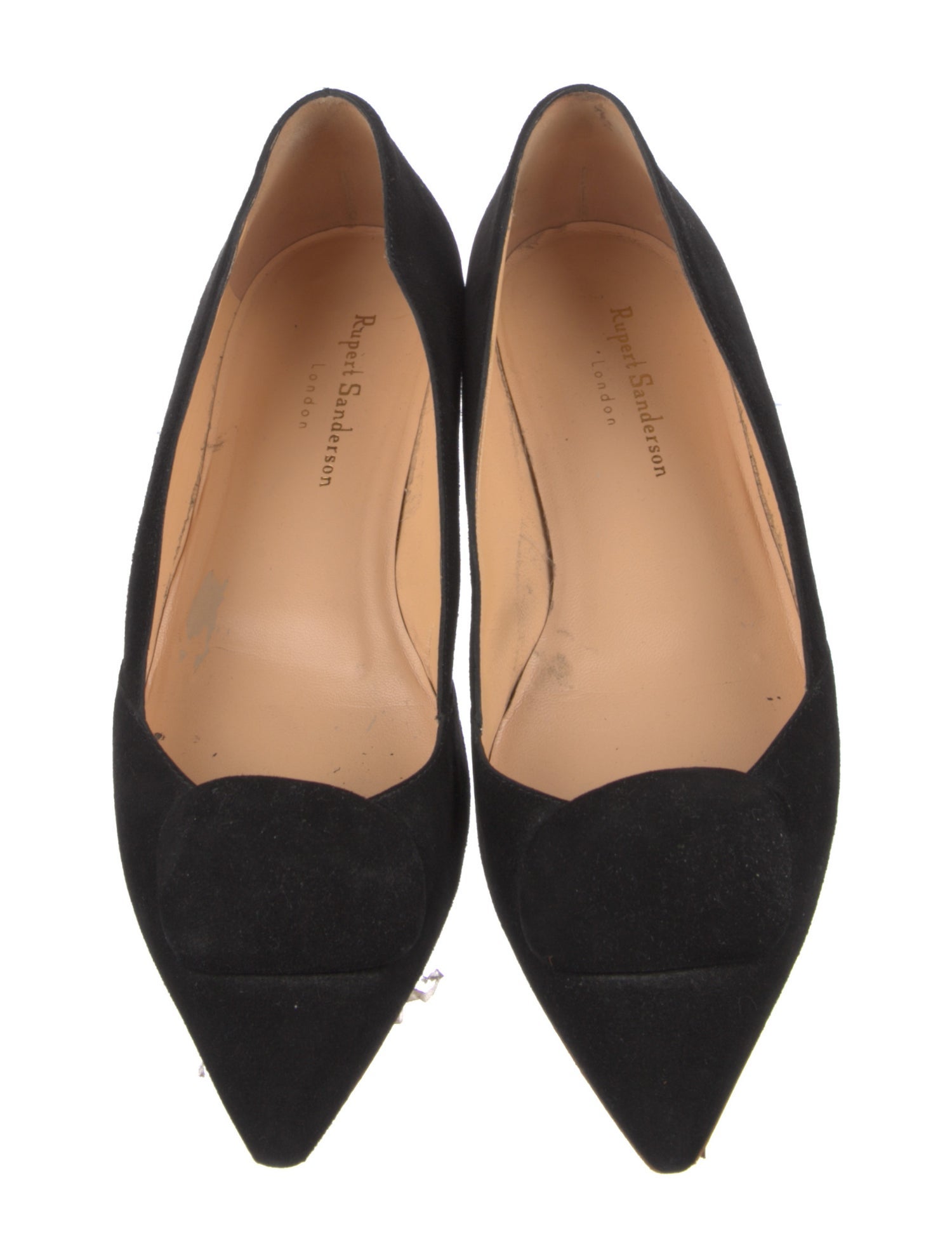 Rupert Sanderson Suede Flats