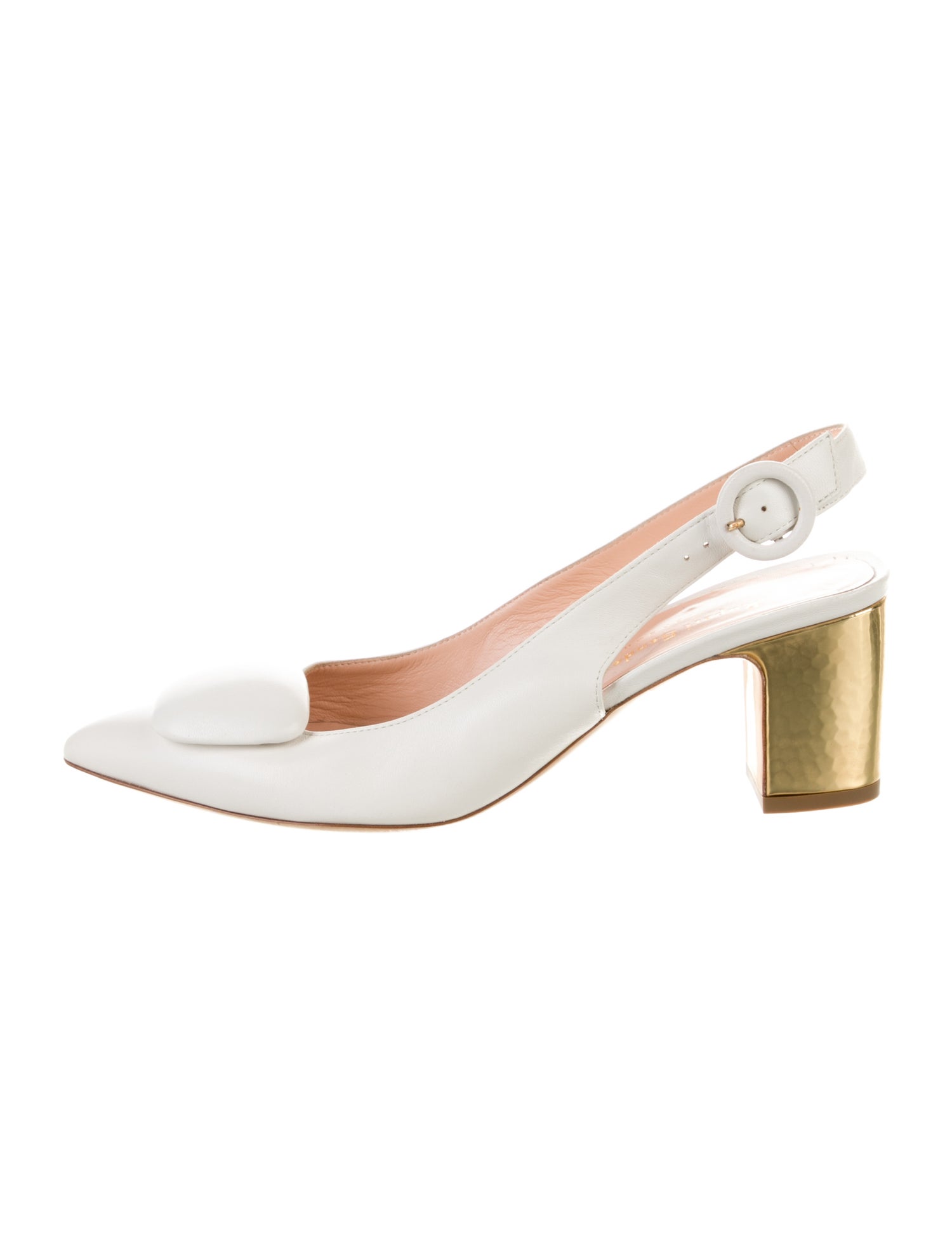 Rupert Sanderson Leather Slingback Pumps