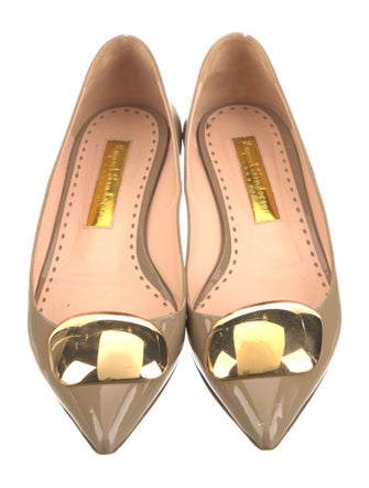 Rupert Sanderson Patent Leather Flats