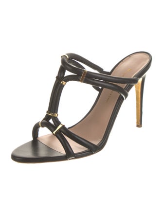 Rupert Sanderson Leather Slides