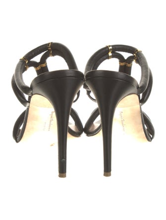 Rupert Sanderson Leather Slides