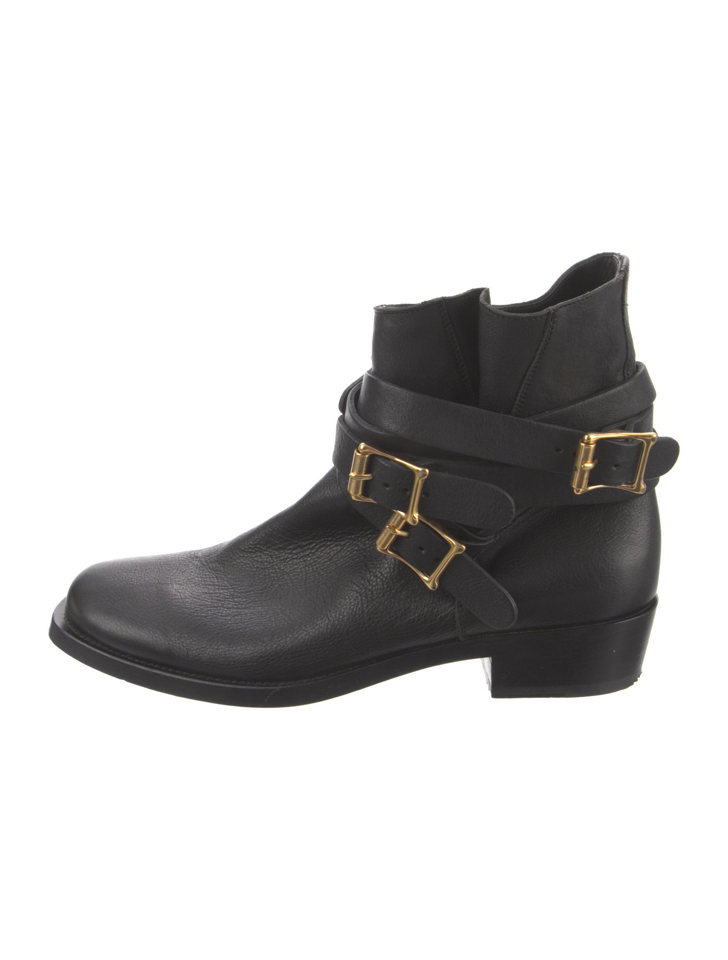 Rupert Sanderson Leather Moto Boots