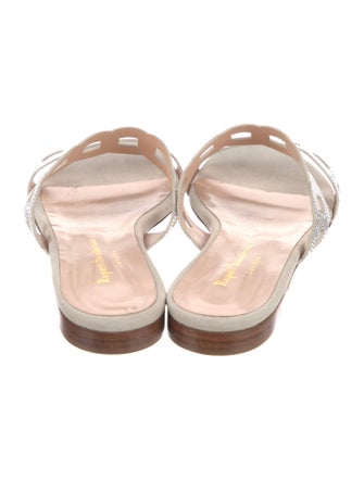 Rupert Sanderson Satin Slides