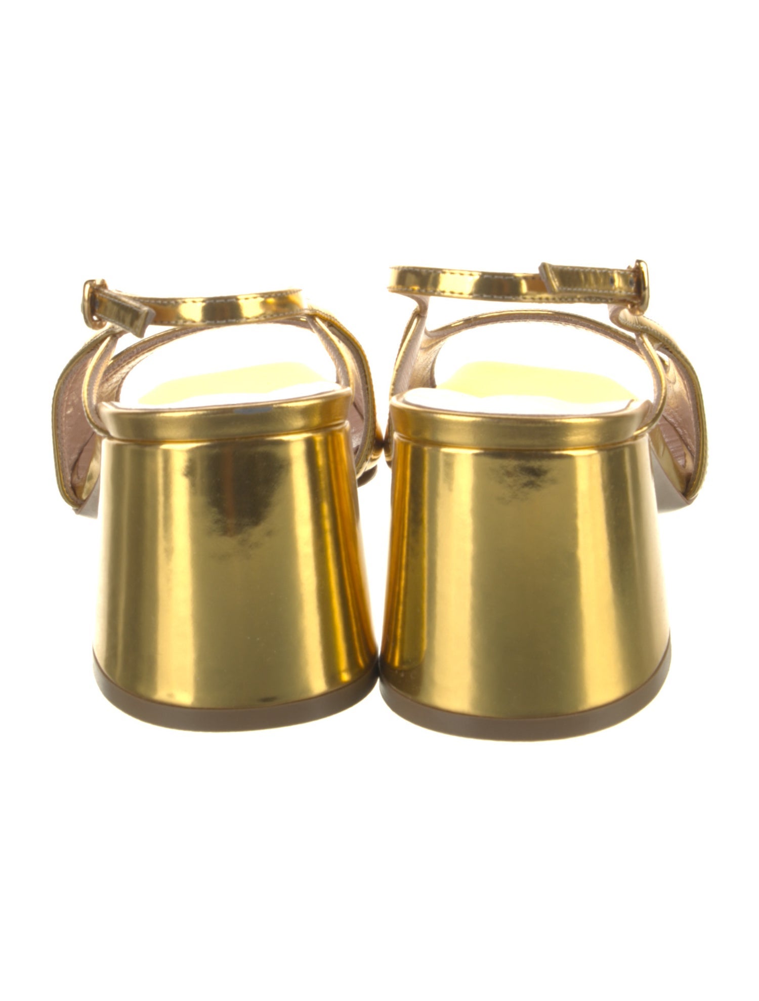 Rupert Sanderson Patent Leather Slingback Sandals