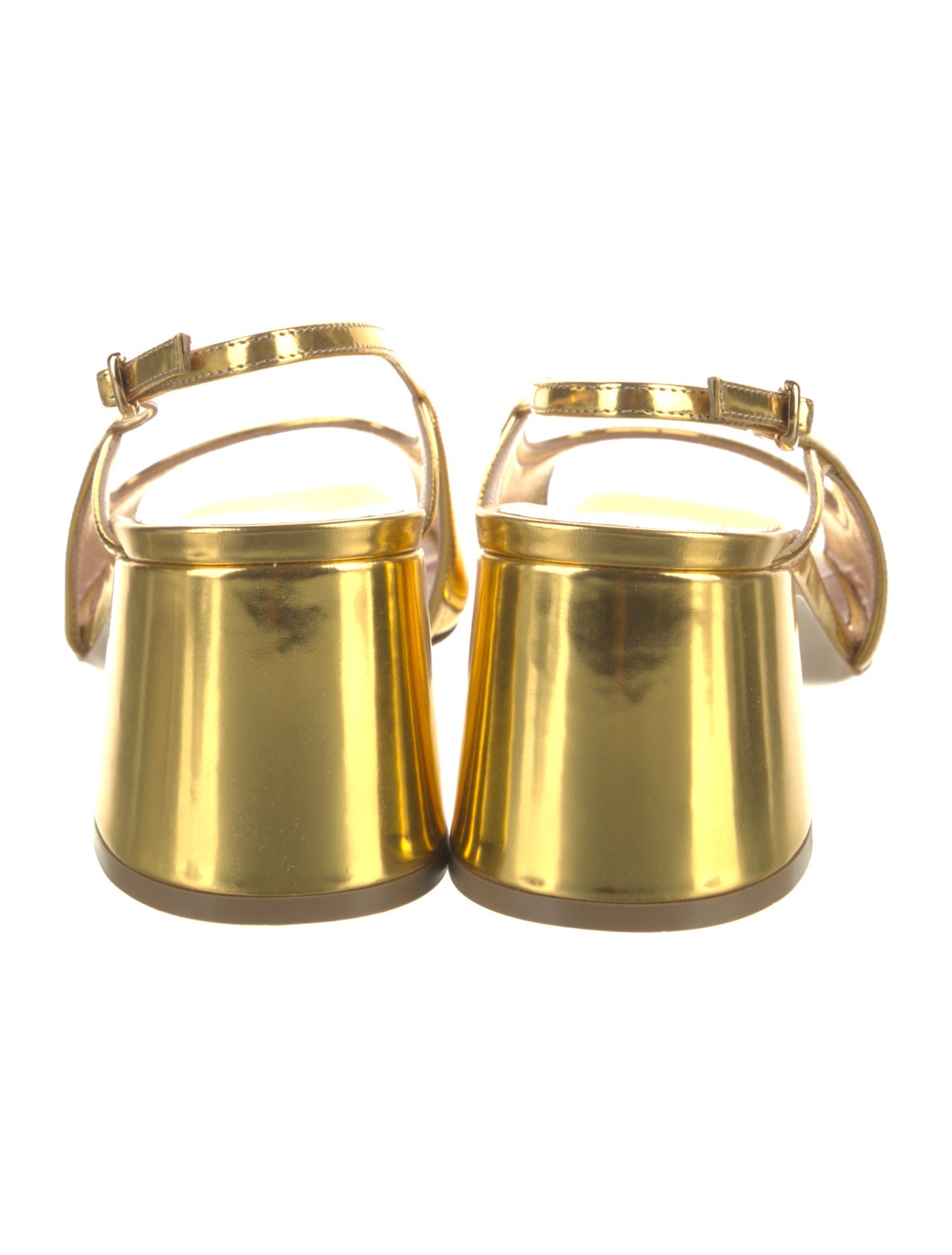 Rupert Sanderson Patent Leather Slingback Sandals