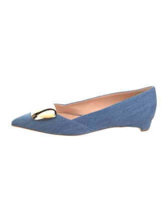 Rupert Sanderson Denim Flats w/ Tags