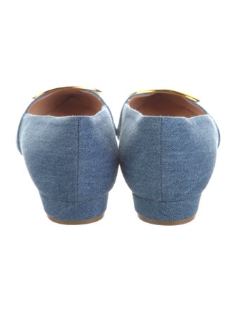 Rupert Sanderson Denim Flats w/ Tags
