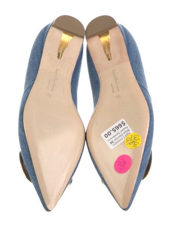 Rupert Sanderson Denim Flats w/ Tags