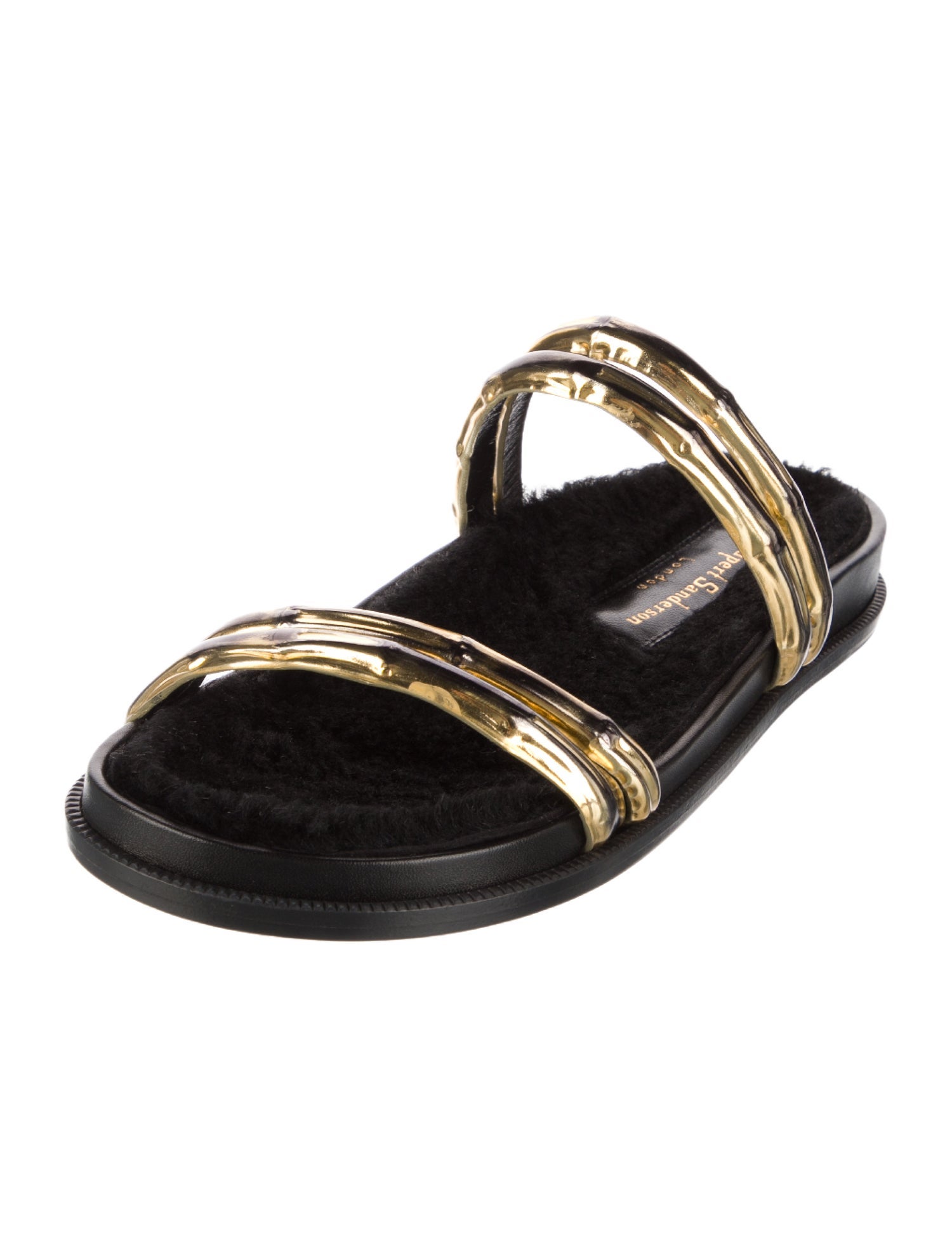 Rupert Sanderson Rubber Slingback Sandals