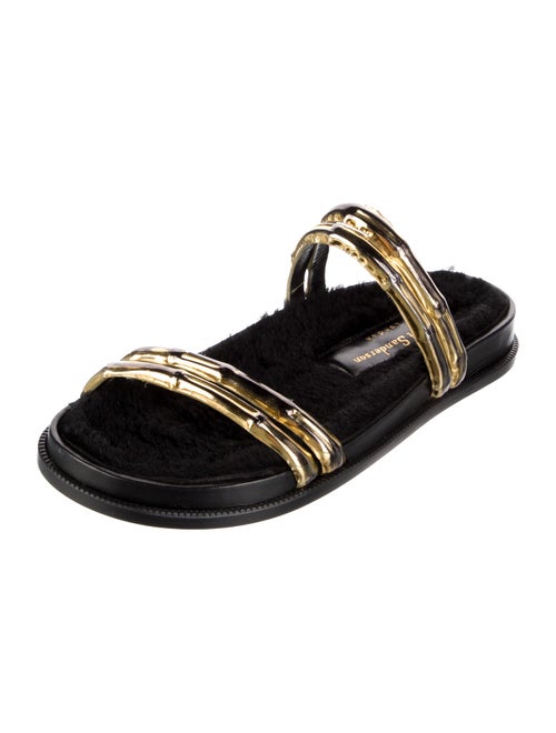 Rupert Sanderson Rubber Slingback Sandals